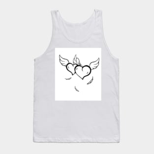 Wight &Balck Lovers Tank Top